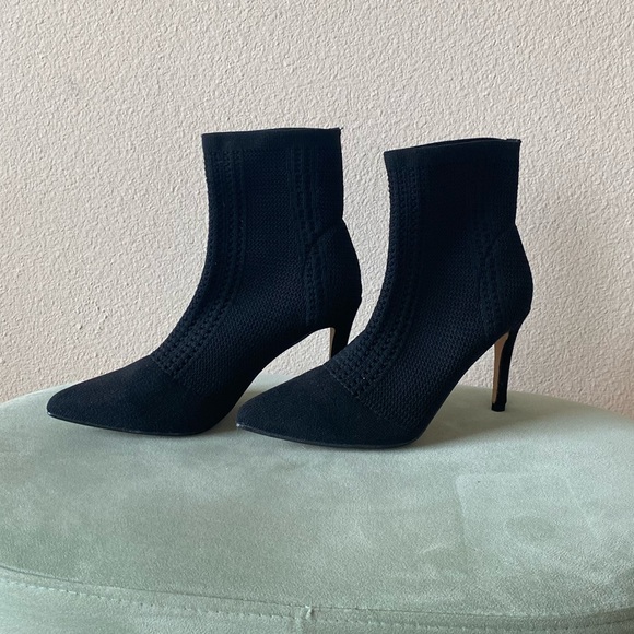 Black Bootie Heels - Picture 3 of 5